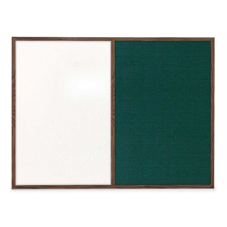 United Visual Products Slim Style Indoor Enclosed Radius Corkbo UVRDS48SB-WHITE-AMETHY